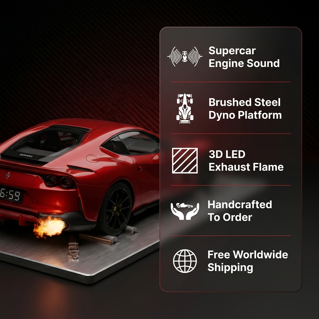 Exotic Car Alarm Clock
